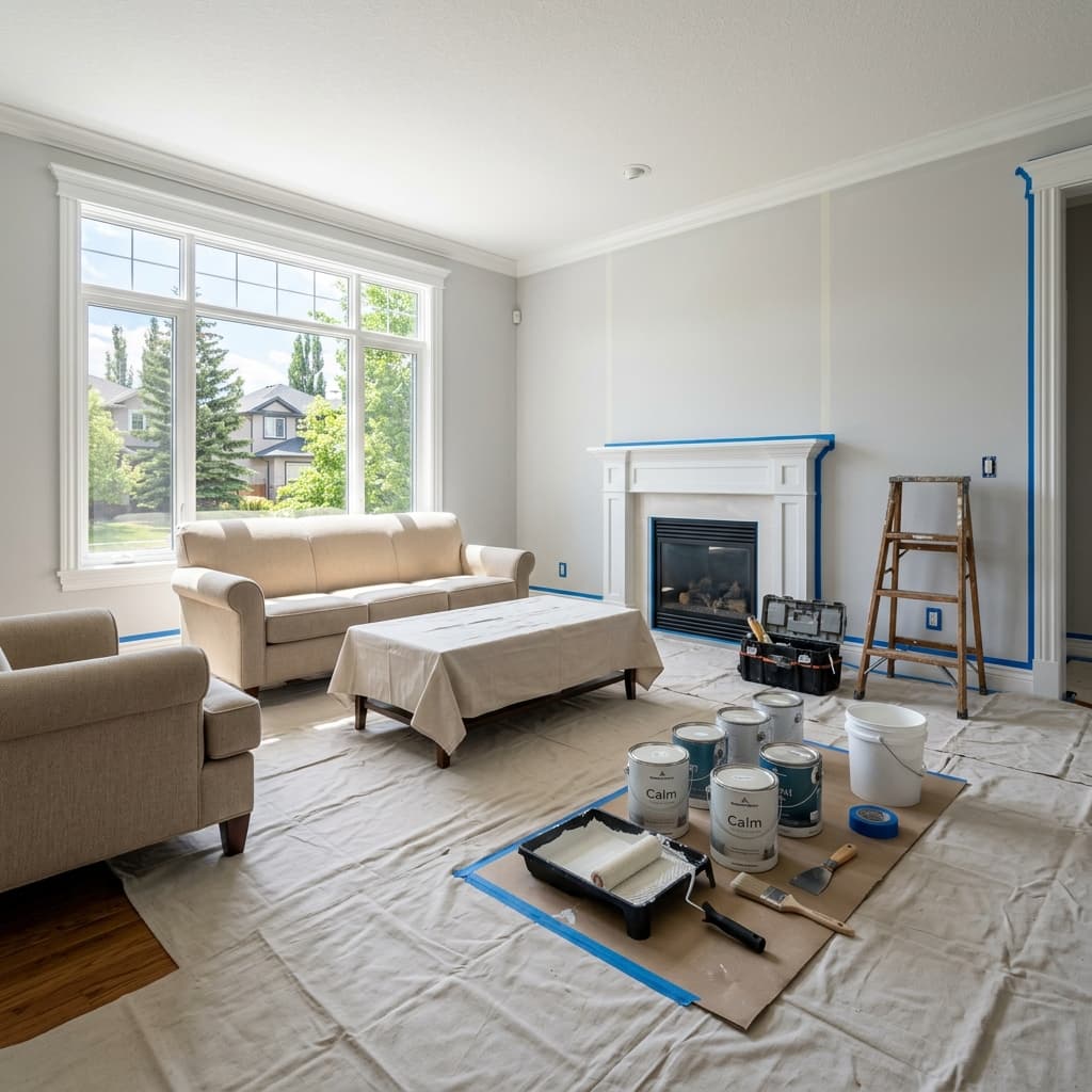 How to Prepare Your Home for Interior Painting Calgary | Pre-Paint Checklist