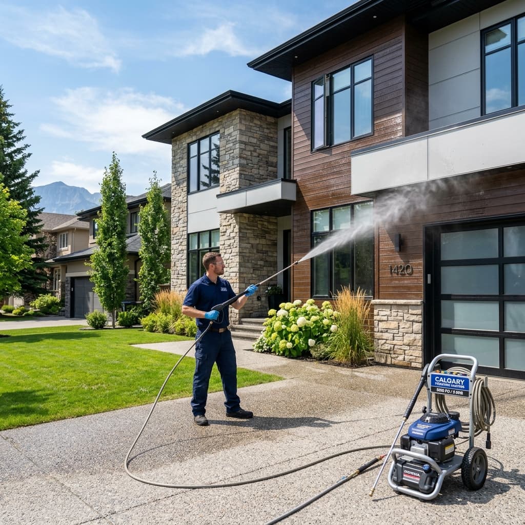Pressure washing Calgary