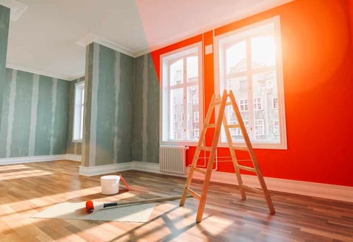 Interior room painting Calgary
