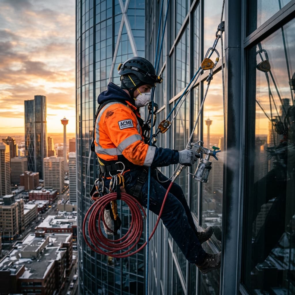 Industrial Rope Access Painting